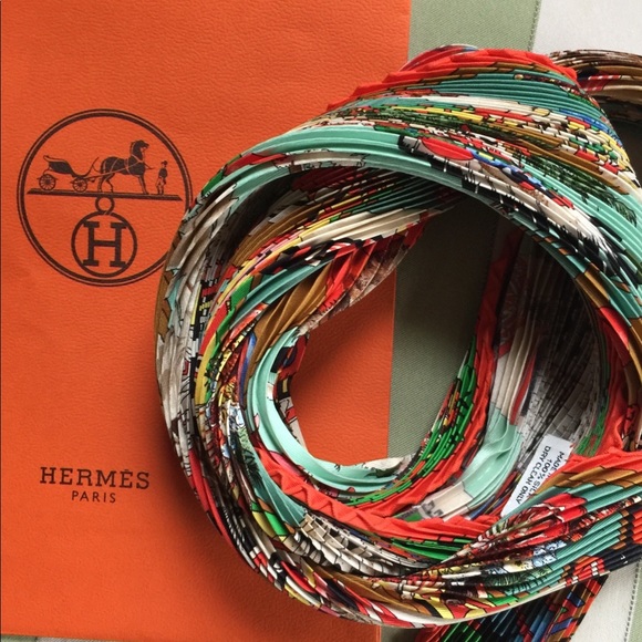 DESIGNER ▪️HOST PICK✨ HERMES KERMIT OLIVER SCARF - Picture 4 of 16